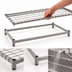 Thumbnail image #3 for Metro Super Erecta 60-Inch x 18-Inch Lift-Off Wire Deck Dunnage Shelf, Gray Epoxy-Coated, 1000 lb. Capacity