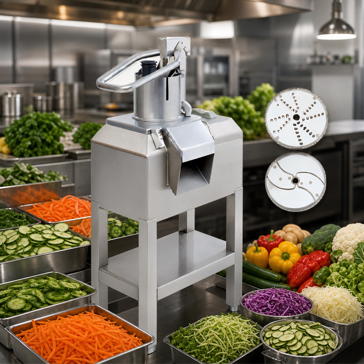 Product image #3 for Robot Coupe CL60E Floor Model Commercial Vegetable Preparation Machine with Pusher Feed Head