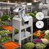 Thumbnail image #3 for Robot Coupe CL60E Floor Model Commercial Vegetable Preparation Machine with Pusher Feed Head