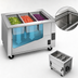 Thumbnail image #3 for DineXpress DXP3BCM 3-Well Mechanically Cooled Cold Food Serving Counter with Extra Deep Wells