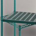 Thumbnail image #3 for QuadPLUS Solid Green Polymer Shelf Mat with MICROGARD Antimicrobial Protection, 48 x 18 Inches
