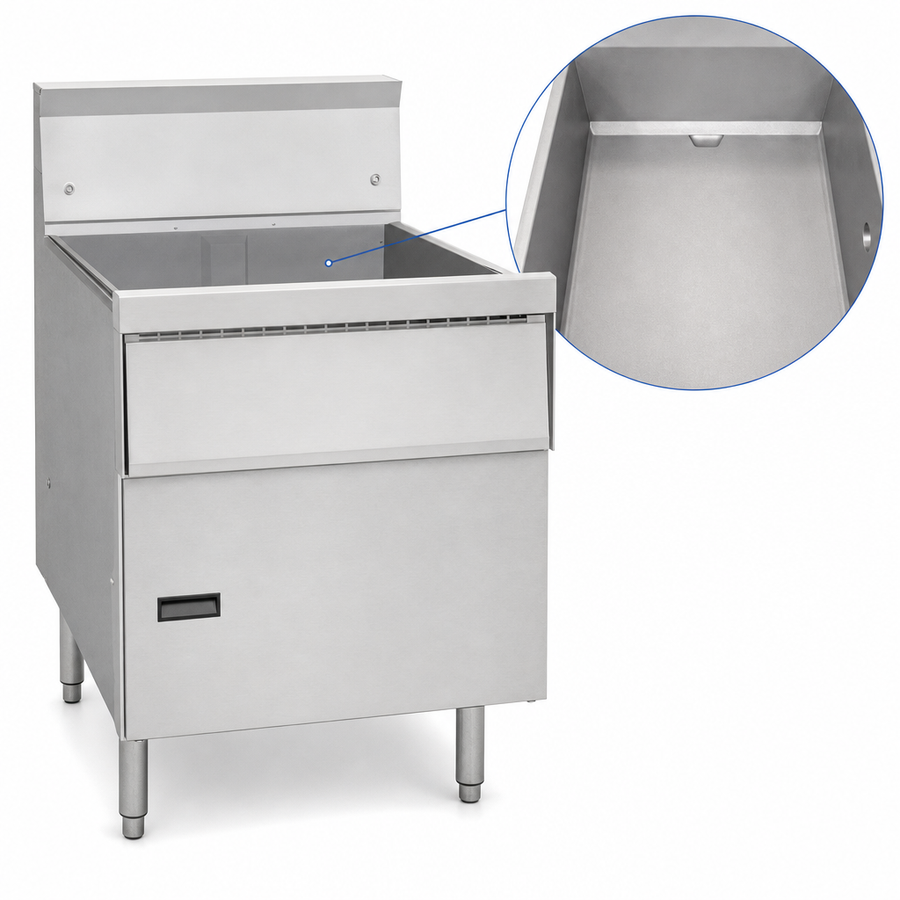 Heavy-Gauge Mild Steel Fry Tank