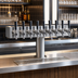 Thumbnail image #3 for Krowne T-Head Glycol-Cooled Beer Tower, 8-Faucet Capacity, 24-Inch Box, Countertop, Brushed Stainless Steel