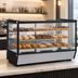 Thumbnail image #3 for Omcan Countertop Square Glass Refrigerated Display Case, 60 Inches, 9.78 Cu. Ft.