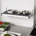 Thumbnail image #3 for Fermod Solid Wall-Mounted Shelving Unit with Removable Polymer Inserts, 42 in. W x 18 in. D