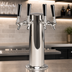 Thumbnail image #3 for 4-Faucet Air-Cooled Countertop Column Draft Beer Tower with Polished Stainless Steel Finish