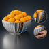 Thumbnail image #3 for Vollrath 10-Inch Square Double Wall Insulated Stainless Steel Serving Bowl, 5.2 Quart