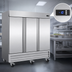 Thumbnail image #3 for Serv-Ware RF3-HC 3-Door Reach-In Freezer, 72 Cu. Ft., Self-Contained Bottom Mount, Stainless Steel