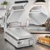 Thumbnail image #3 for Pro-Max 2.0 7.5 x 14.2-Inch Smooth Aluminum Countertop Sandwich Grill, 240V