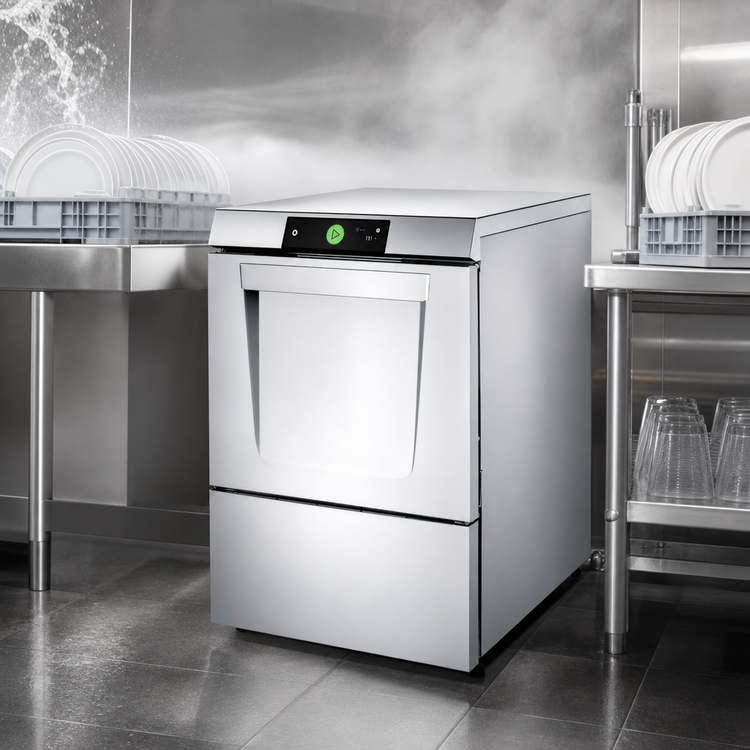 Product image #3 for Hobart Advansys LXNR-2 Undercounter High-Temperature Dishwasher with Steam Elimination and Energy Recovery