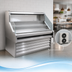 Thumbnail image #3 for Howard-McCray Ovation Series 63-Inch Remote Open Merchandiser with Straight Plexi, Stainless Steel, 44-Inch High
