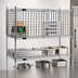 Thumbnail image #3 for EagleGard Lockable Security Enclosure Kit for Wire Shelving, 48-Inch Wide x 18-Inch Deep, Side-Hinged Doors