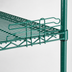 Thumbnail image #3 for Sapphire 60 Inch Green Epoxy Shelf Ledge for Commercial Shelving