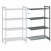 Thumbnail image #3 for Cambro Camshelving Basics Plus 18-Inch Deep x 42-Inch Long x 72-Inch High 4-Tier Add-On Polymer Shelving Unit