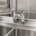 Thumbnail image #3 for 4-Inch Centers Deck Mount Double Pantry Faucet, Less Nozzle, Lever Handles