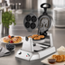 Thumbnail image #4 for Waring Commercial Countertop Rotary Mini Belgian Waffle Maker, Single, 4-Waffle Capacity