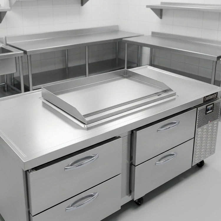 Product image #2 for Continental Refrigerator D84GFN Two-Section 84-Inch Freezer Griddle Stand with 4 Drawers