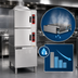 Thumbnail image #3 for Vulcan ET Series C24ET6-LWE 24-Inch Electric Low Water Energy Convection Steamer, 2 Compartments, 6-Pan Capacity