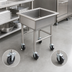 Thumbnail image #3 for Mobile Stainless Steel Soak Sink with 24 x 24 x 8-Inch Compartment and Casters