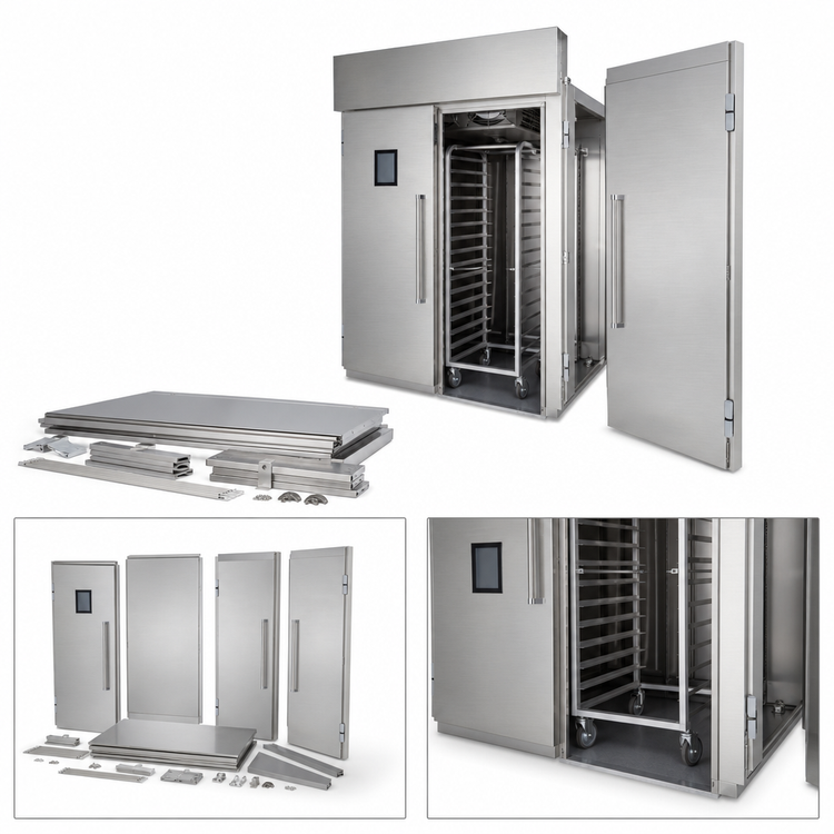 Product image #3 for Doyon KDPR32 Knockdown Roll-In Three-Section Retarder Proofer Cabinet