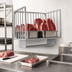 Thumbnail image #3 for John Boos Wall-Mount Aluminum Meat Boat Rack, 48 x 20 Inches