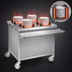 Thumbnail image #3 for Director's Choice DCS-PUD-4TH Mobile Heated Dish Dispenser with 4 Tubes