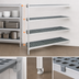 Thumbnail image #3 for Fermostock 4-Tier Add-On Polymer Shelving Unit Expansion Kit, 59