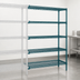 Thumbnail image #3 for EagleGard 5-Tier Add-On Wire Shelving Unit, 42 x 24 x 86 Inches, Blue-Green Hybrid Epoxy Finish