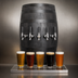 Thumbnail image #3 for Glastender Oak Barrel Wall-Mount Air-Cooled Draft Dispensing Tower with 5 Faucets