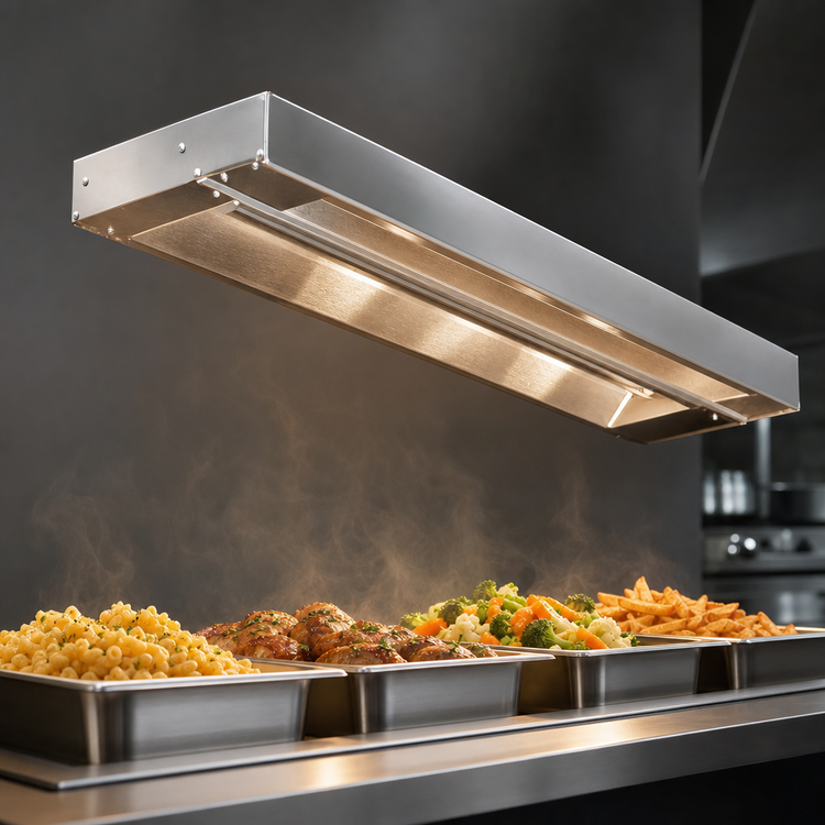 Product image #3 for Eagle RedHots 108-Inch Single Rod-Type Unlighted Strip Heat Lamp, 208V