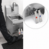 Thumbnail image #3 for John Boos Pro-Bowl Wall-Mount Hands-Free Hand Wash Sink with 9 x 9 x 5-Inch Bowl, Double Knee Valves, and Faucet Included