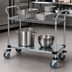 Thumbnail image #3 for Quantum WRC-2442-2CG 2-Shelf Chrome Wire and Galvanized Utility Cart, 42 x 24 x 37-1/2 Inches, 1200 lb Capacity