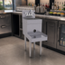 Thumbnail image #3 for Glastender Freestanding Underbar Blender Station with Dump Sink, 14 x 24 Inch, Stainless Steel