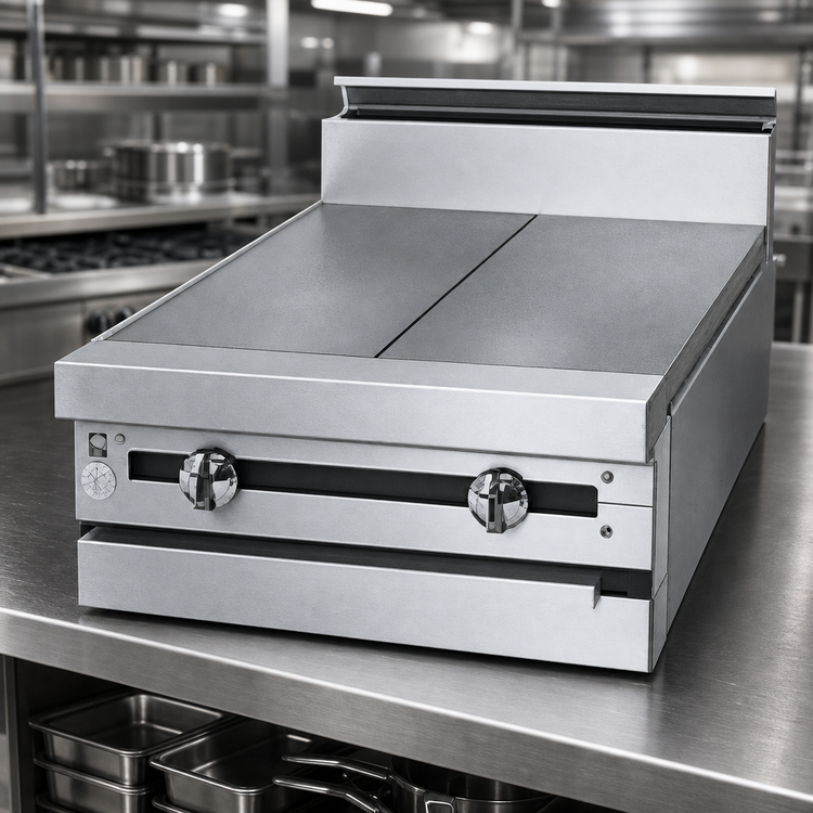 Product image #3 for Titan JMRH-4HT Heavy Duty 48" Modular Gas Range with 4 Hot Tops