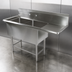 Thumbnail image #3 for John Boos Pro-Bowl Floor Model 2-Compartment Stainless Steel Sink with 36-Inch Right Drainboard
