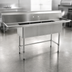Thumbnail image #3 for Eagle Group BlendPort® BPFC Series Freestanding 2-Compartment Stainless Steel Sink with Right-Hand Drainboard, 24 x 24 Bowls