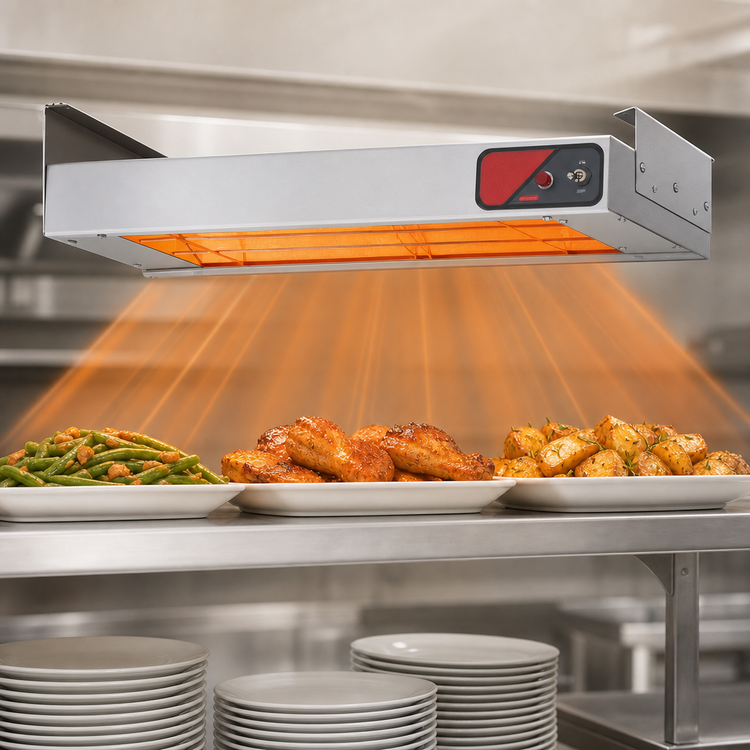 Product image #3 for Nemco 6150-48-CP 48-Inch Single Unlighted Infrared Strip Heater with Cord & Plug