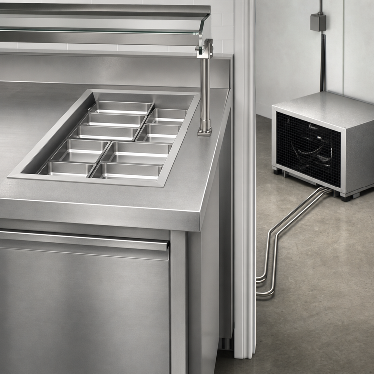 Product image #3 for Hatco CWBX-1 Drop-In Top-Mount Remote Refrigerated Well for 1 Full-Size Pan