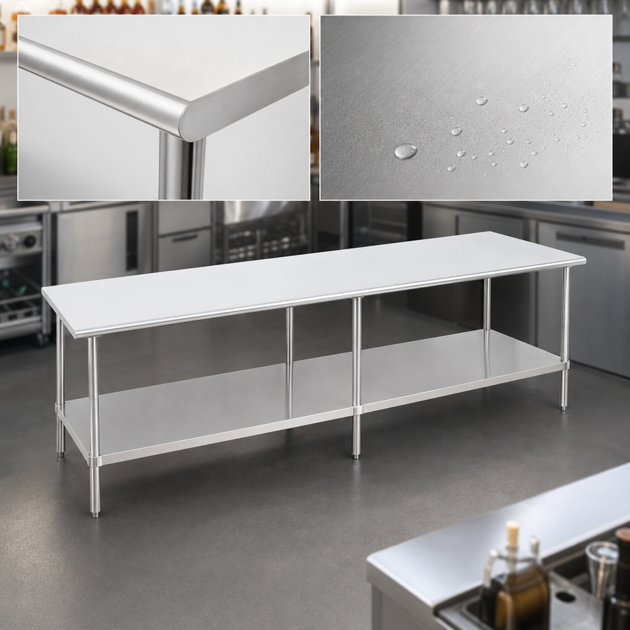 18/400 Stainless Steel Reinforced Top