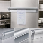 Thumbnail image #3 for CFS Brands CK6512A 12-Inch Anodized Aluminum Slide Check Rack with Polished Glass Beads Case of 6