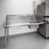 Thumbnail image #3 for Advance Tabco 59-Inch Left-Hand Straight-Soil Dishtable with Pre-Rinse Sink, 14-Gauge 304 Stainless Steel Top