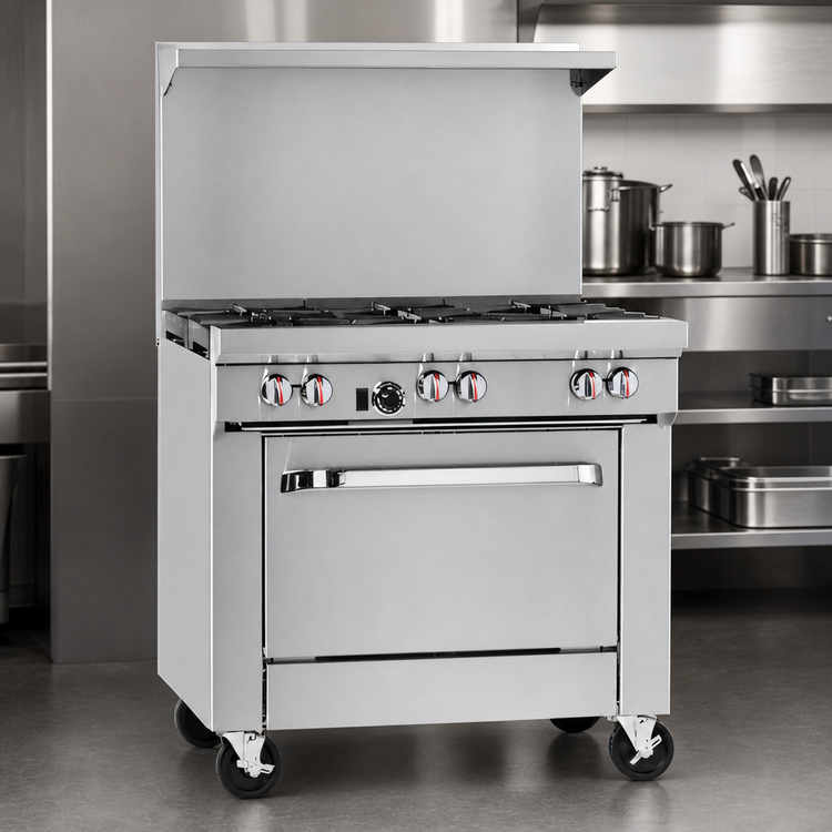 Product image #3 for Southbend S-Series 36-Inch Gas Restaurant Range with Griddle and Cabinet Base