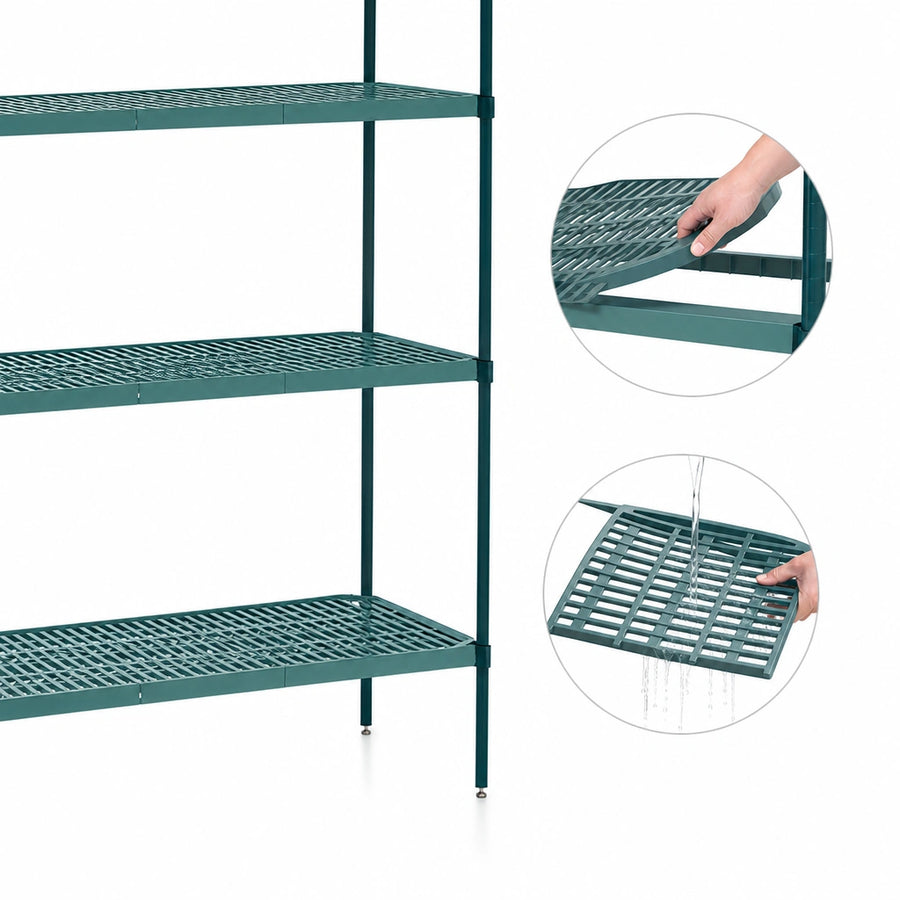 Removable Polymer Shelf Mats