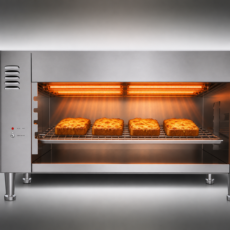 Product image #4 for Vulcan 36-1/2-Inch Electric Quartz Infrared Cheesemelter, 3.6 kW, Countertop/Wall Mount