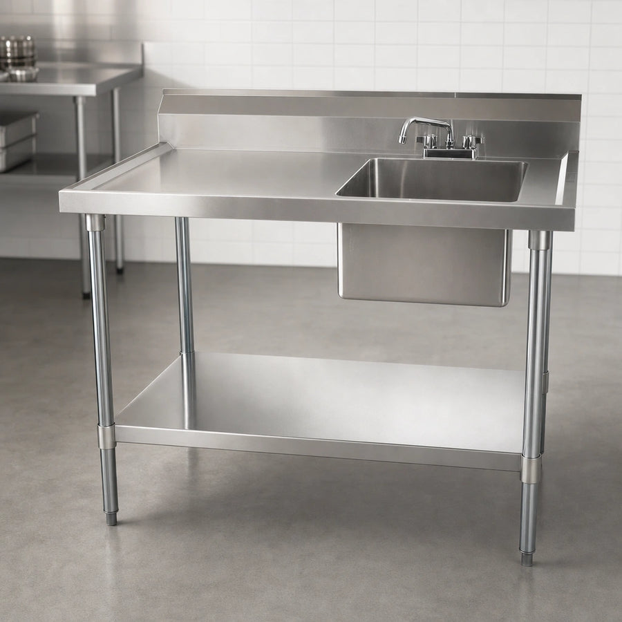 Right-Side Prep Sink