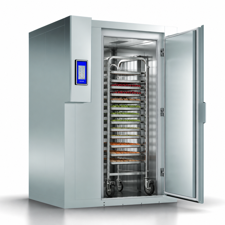 Product image #3 for MultiFresh MF 180.2 Roll-In Blast Chiller/Shock Freezer with Remote Air-Cooled Condensing Unit