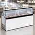 Thumbnail image #3 for Master-Bilt Low Curved Glass Ice Cream Dipping/Display Merchandiser, 16 Display / 12 Storage 3-Gallon Tubs