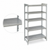 Thumbnail image #4 for Cambro Camshelving Premium 5-Shelf Solid Stationary Polymer Shelving Starter Unit, 24