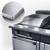 Thumbnail image #3 for Vulcan VGT18B 18-Inch Heavy Duty Thermostatic Gas Griddle Range with Cabinet Base