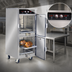 Thumbnail image #3 for FWE G2 Series Mobile Full Height Low Temp Cook and Hold Smoker Cabinet Oven, 2-Compartment